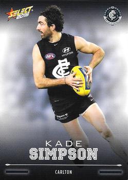 2016 Select Footy Stars #38 Kade Simpson Front